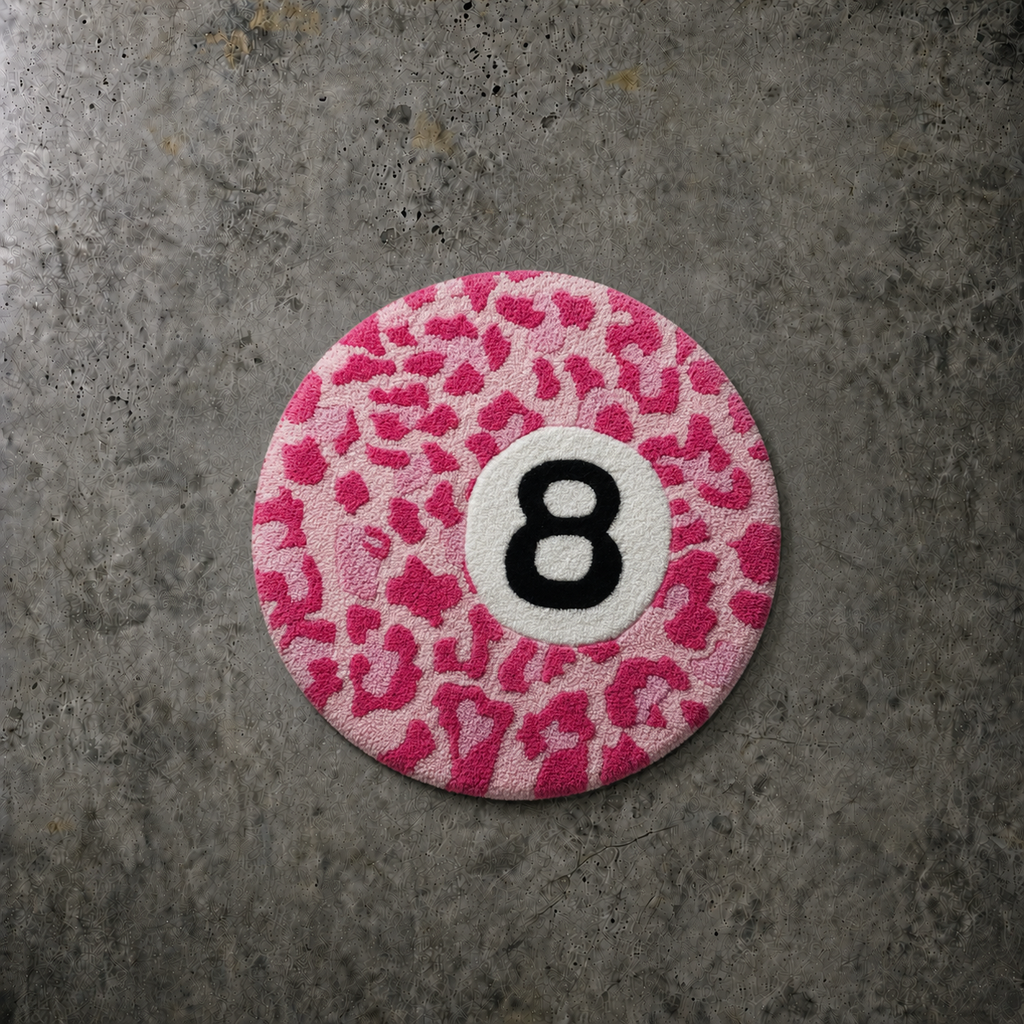 8 Ball - Pink Leopard