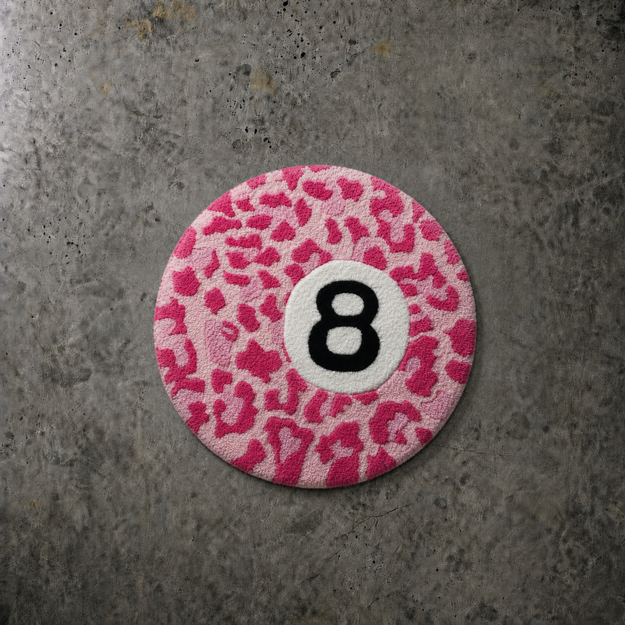 8 Ball - Pink Leopard